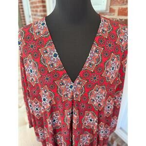 Radiant Red Kaftan